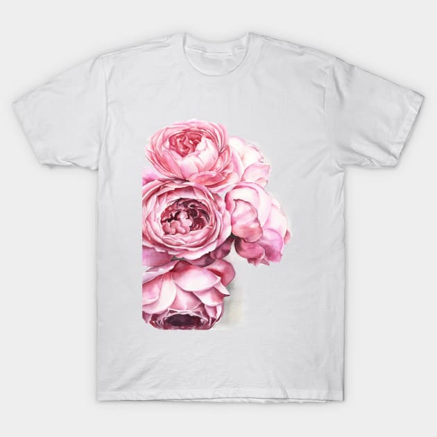 Flowers T-Shirt by Kira Balan